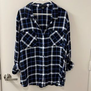 Plaid blouse